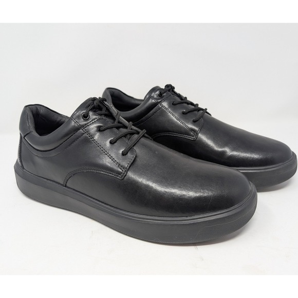 Orthocomfort Black Leather Lace Up Oxford Shoes Men EU 46 US 12 Ortho Diabetic main image 5